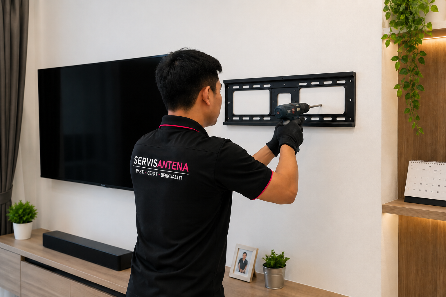 Tv mounting